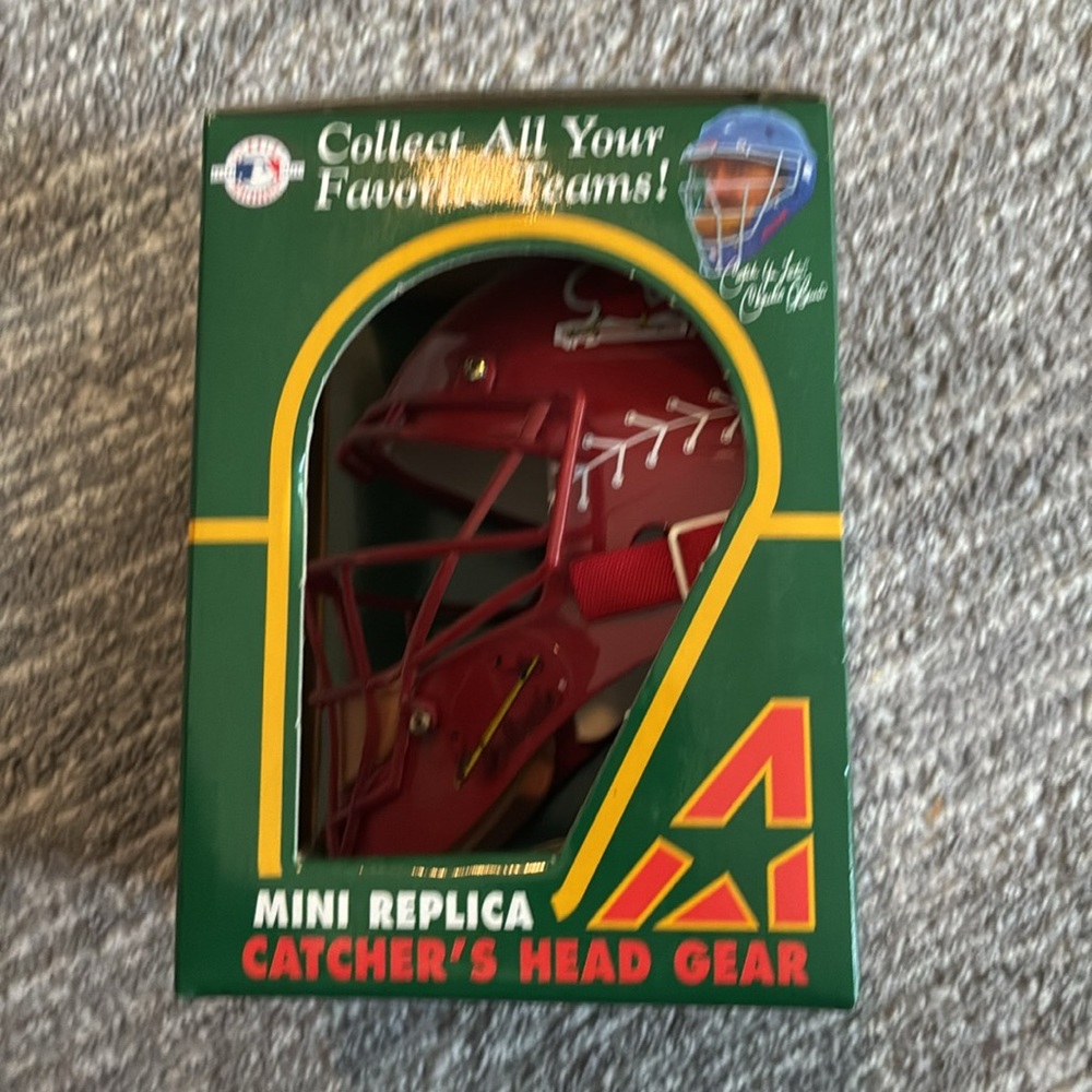 All-Star Mini Replica Catcher's Head Gear Mask St Louis Cardinal baseball MLB - Picture 3 of 7